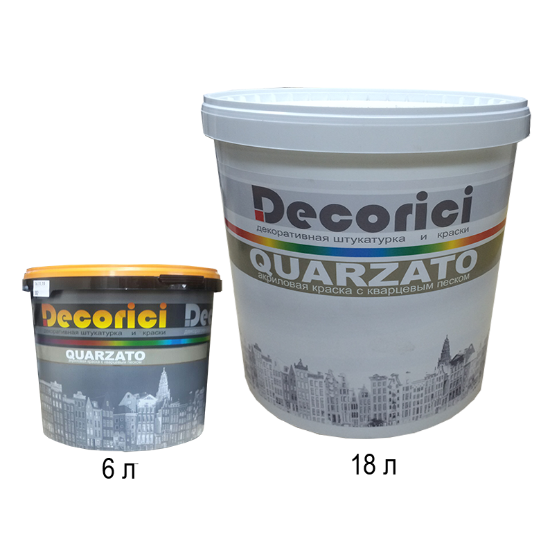 Краска акриловая Quarzato 6кг. neutro